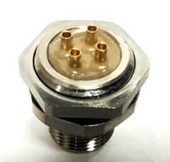 Unbranded M12 1.0mm Pitch A700 Receptacle 8500231 NOS