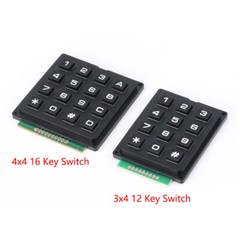 3×4 4×4 Matrix Array 12 16 Key 3*4 4*4 Switch Keypad Keyboard Module for Arduino