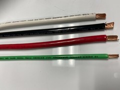 130′ EA THHN THWN 6 AWG GAUGE BLACK WHITE RED COPPER WIRE + 130′ 10 AWG GREEN