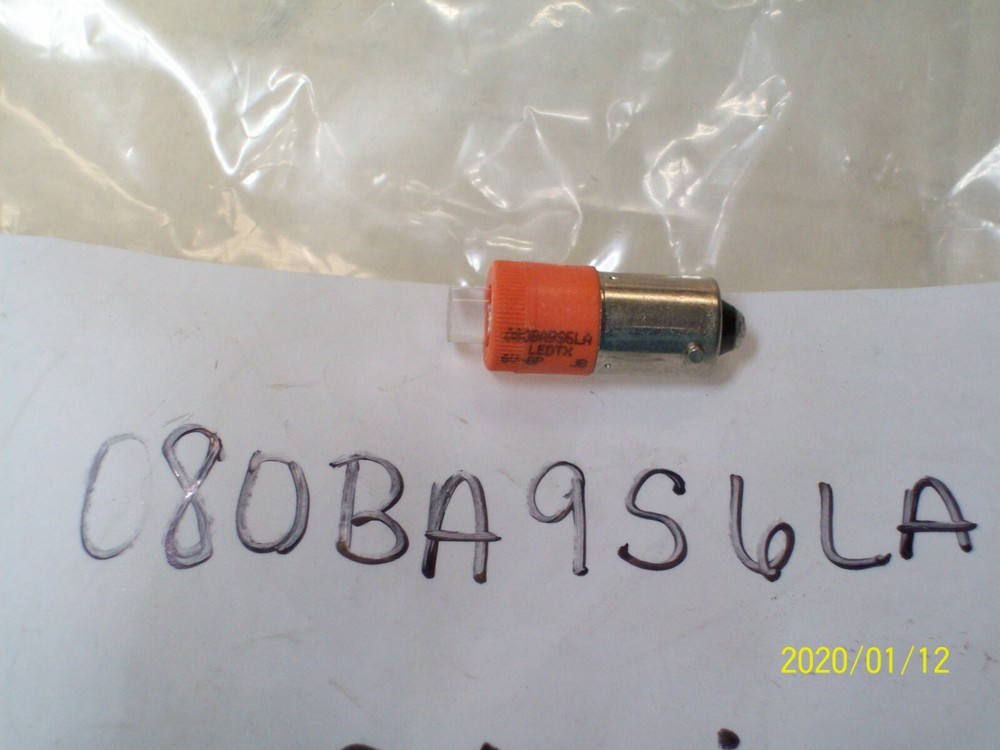 GENERAL ELECTRIC 080BA9S6LA LED BULB AMBER 6V