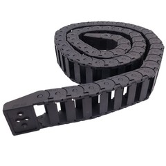 US Stock 1M 1000mm Black Long Nylon Cable Drag Chain Wire Carrier 15 x 30mm