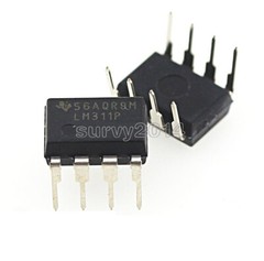 10PCS NEW LM311 LM311P IC DIFF COMP W/STROBE DIP-8