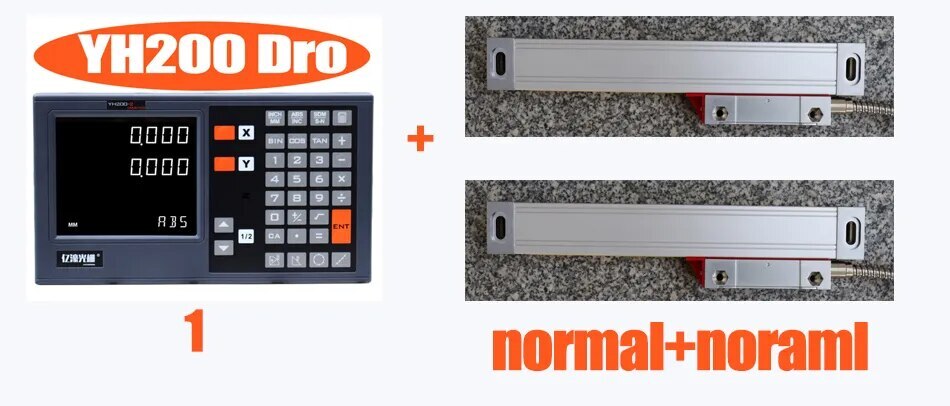 2 3 Axis New Display Dro Digital Readout Linear Optical Ruler for Lathe Milling
