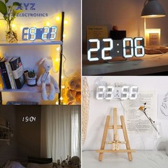 USB Fashion LED Digital Clock Multifunction Electronic Clock Home Decoration