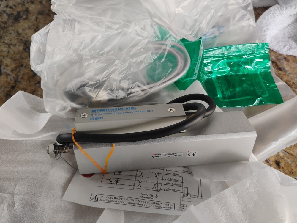 Reading Cylinder Model CE1 SMC MONOSASHI-KUN CE1B20-75-F7PWSDPC