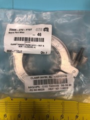 Lot of 7 AMAT 0690-01037 Clamp Hinged NW50 Wing – Nut & SXR – Closure AL, 193978