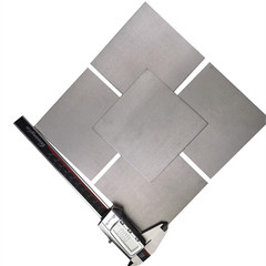 W ≥ 99.99% High Purity Tungsten Metal Sheet W Plate , 0.05mm – 10mm Thick