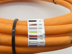 Beckhoff ZK4704-0421-2100 Servo Motor Power Connection Cable 10M 48VDC – NEW …
