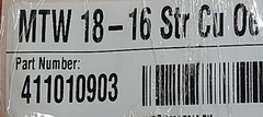 Southwire #18awg Stranded Bare Copper UL-1015/1230/1032 HookUp Wire Orange/100ft