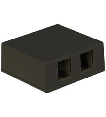 ICC 2-port Surface Mount Box (surface2bk)