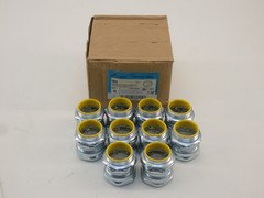 *Lot of 10* Cooper Crouse-Hinds 1653 1-1/4″ EMT Compression Connector – NEW S…