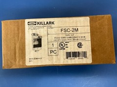 *FREE SHIPPING* KILLARK FSC-2M Weatherproof Feed thru shallow Box, 3/4″