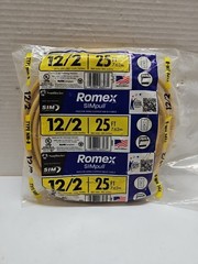 Southwire Romex SIMpull 25 FT Feet 12/2 Indoor Wire Copper NM-B NMB Cable Ground