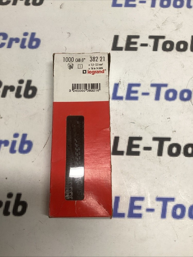 Legrand 382 21 Kabelmarker Kennzeichnungsziffer CAB 3 J-628