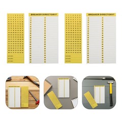10 Sheet Circuit Breaker Panel Label Markers Electrical Adhesive Labels