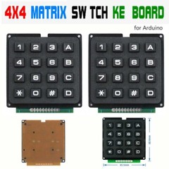 2PCS 4×4 Matrix Array 16 Keys Switch Keypad Keyboard Module for MCU 4*4