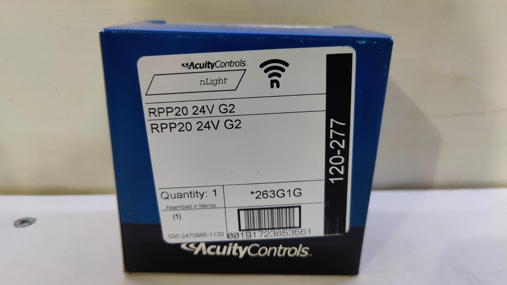 New Acuity Controls Sensor Switch nLight RPP20 24V G2 Power Relay Pack 120-277V