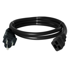 AC Power Cord 5-15P to C19 – 15A/125V, 14/3 AWG – IBX-4923