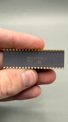 Intel C8751H-8 8051 MCU CDIP-40 Ceramic Gold Window UV EPROM Vintage Lot 2