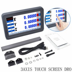 Touch Screen Mill Dro Digital Readout LCD Display+Linear Glass Scale Kit 2/3Axis