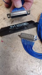 Instrumentation wire harness d sub DB25 4 foot long bulkhead connection