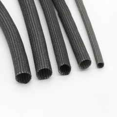 Black Heat Resistant Sleeving Cable Wire High Temperature Component Lead Heat