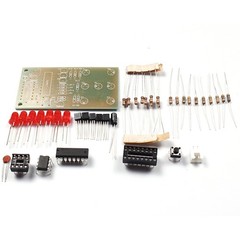 DIY Electronic Dice NE555 CD4017 DIY kit 5mm Red LED 4.5-5V Learning Electronics