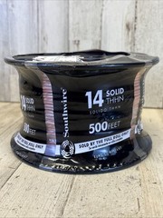 Southwire 500-Feet 14 -AWG Orange Solid Copper THHN Wire New Free Shipping