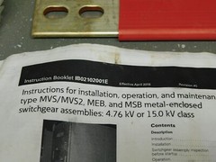 Eaton 5-15 kVa Switchgear Bus Bar Extensions & Boots