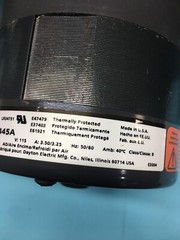 DAYTON 4C445A BLOWER, CFM FREE AIR AT, 60 HZ, 115V, AUTO THERMAL PROT, 117687