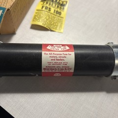 BUSSMANN – FUSETRON DUAL ELEMENT FUSE FRS 100 600v Class K9 New Old Stock W Box