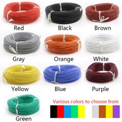 1/5M Flexible Soft Tinned OFC Copper Silicone Wire RC Cable ROHS UL 2AWG – 30AWG