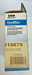 CORDWAY CORD & WIRE PROTECTOR CD1200-5GR 5′ LENGTH