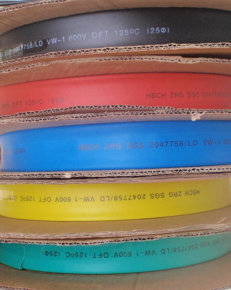 100′ LENGTH HEAT SHRINK TUBING 1″ 25mm COLOR BLACK