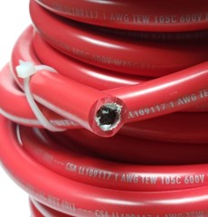 MARPAC EPM MARINE MASTER 7-4427 50′ RED MARINE STARTER BATTERY CABLE 1 AWG 50 FT