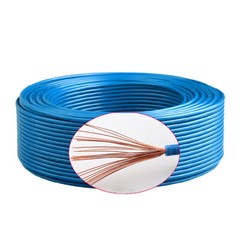 Flexible RV 0.12~0.75mm² Electrical Single Core Multi-strand Copper Wire Cable