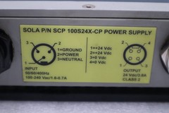 LOT OF 2 – SOLA SCP 100S24X-CP POWER SUPPLY 50/60/400HZ STOCK H1716