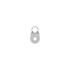 TE Connectivity 322905, 1/0 AWG, Closed Barrel, Right Angle, Ring Terminal, 1 pc