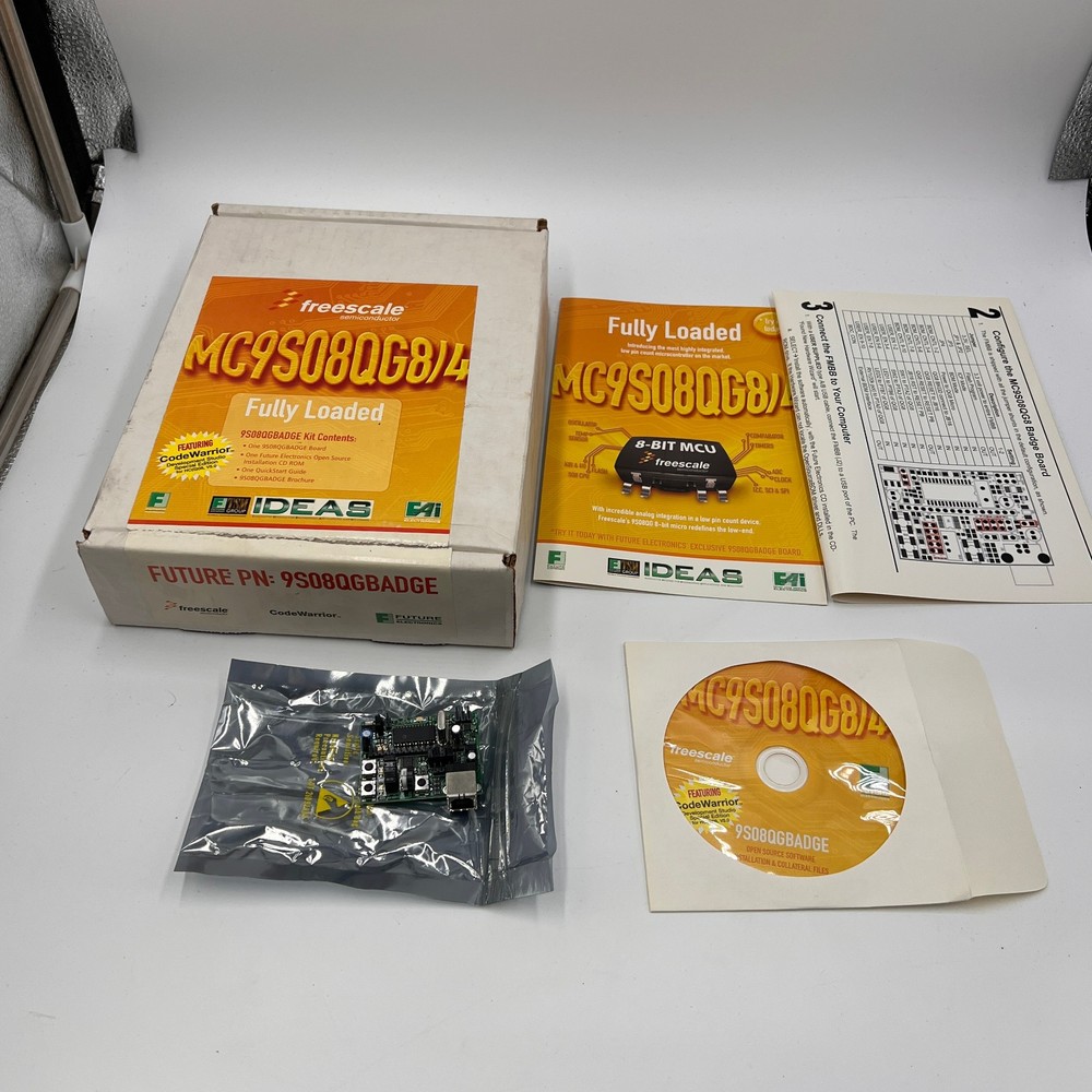 Freescale Semiconductor Circuit Board 9S08QG BADGE MC9S08QG814 W CD ROM SOFTWAR