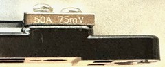 50A 75mV Shunt Resistor for DC Current Meter Amp Ammeter US SELLER