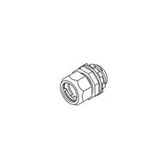Bridgeport 250-RT2XL, 1/2″, Non-Insulated, Compression, EMT Connector, 1 pc