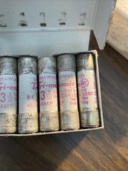 (10) GOULD SHAWMUT TR3-1/2 TRI-ONIC FUSES 250V NOS #