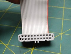 4’7″ of Flat Ribbon Cable with Connectors Attached 1″ Wide -Used-