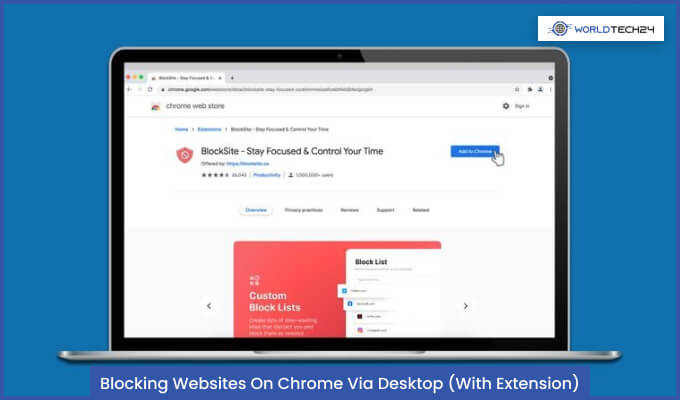 Blocking Websites On Chrome Via Desktop (With Extension)