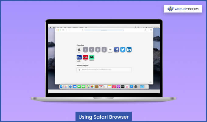 Using Safari Browser