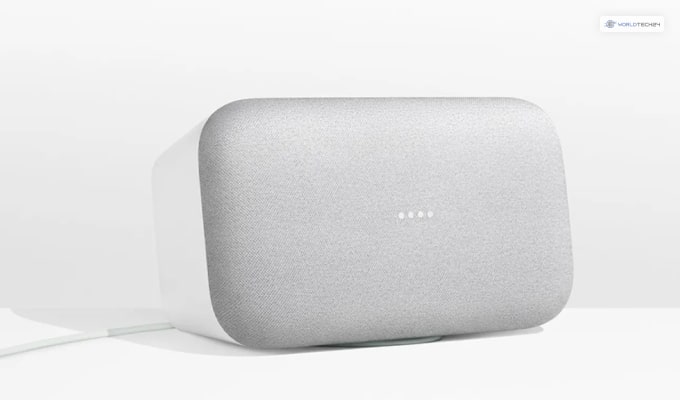 Google Home Max White Speaker Design
