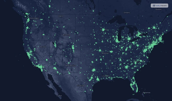 What Is Helium Miner Map